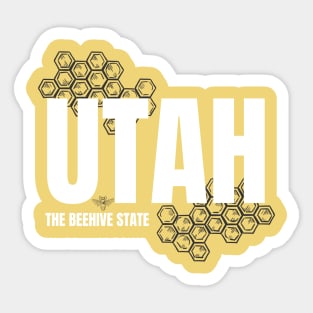 Utah The Beehive State Sticker